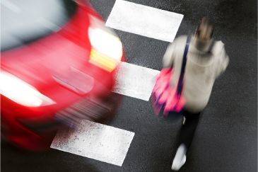 Can I file a pedestrian accident claim in Georgia if I was partially at-fault