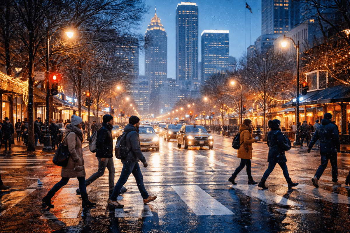 The Real Reason Winter Pedestrian Accidents Rise in Busy Atlanta Areas