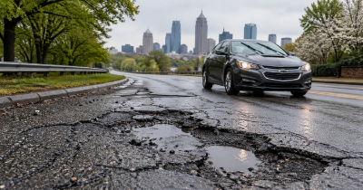 Do Potholes and Road Damage Cause More Car Accidents in Spring in Georgia?