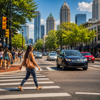 Georgia Pedestrian Accidents Increase in Summer: Safety Risks in Busy Atlanta Areas