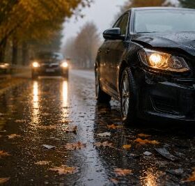 Accidentes Automovilísticos por Lluvias de Otoño en Georgia: Cómo las Carreteras Mojadas Afectan las Reclamaciones por Lesiones
