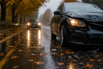 Fall Rain Car Accidents in Georgia: How Wet Roads Affect Injury Claims