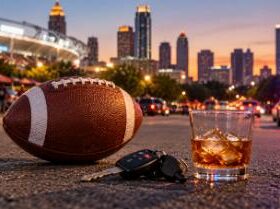 Accidentes por DUI en temporada de fútbol en Atlanta
