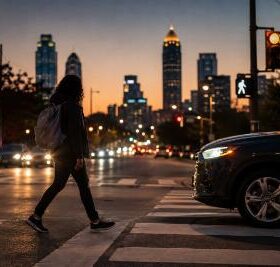 Fall Pedestrian Accident Risks in Atlanta